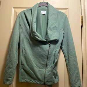 Light green zip up jackets Caslon XS sage green 42% polyester 58% cotton